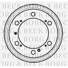 BBR7050 BORG & BECK Тормозной барабан