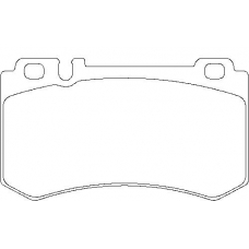 MDB2621 MINTEX Комплект тормозных колодок, дисковый тормоз
