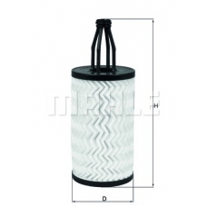 OX 814D MAHLE Масляный фильтр