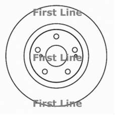 FBD1678 FIRST LINE Тормозной диск