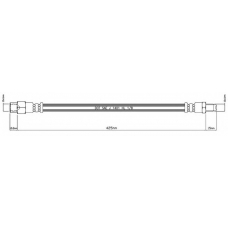 VBH943 MOTAQUIP Тормозной шланг