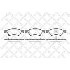 821 002B-SX STELLOX Комплект тормозных колодок, дисковый тормоз