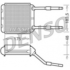 DRR20001 NPS Теплообменник, отопление салона