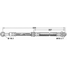 FBH7115 FIRST LINE Тормозной шланг