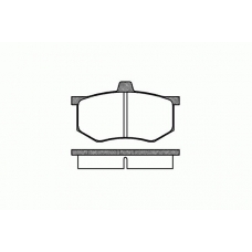 0043 00 KAWE Комплект тормозных колодок, дисковый тормоз