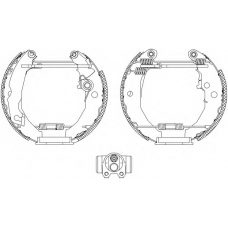 MSP050 MINTEX Комплект тормозных колодок