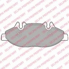 LP1947 DELPHI Комплект тормозных колодок, дисковый тормоз