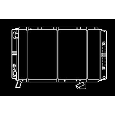 RA0210140 J. DEUS Радиатор, охлаждение двигателя