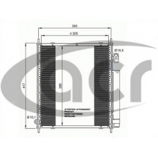 300610 ACR Конденсатор, кондиционер