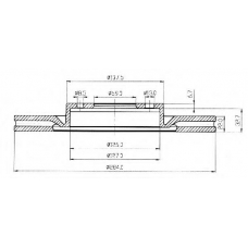 BSF3854 QUINTON HAZELL Тормозной диск