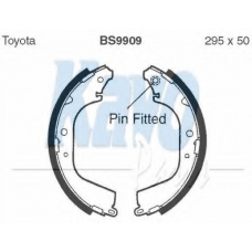 BS-9909 KAVO PARTS Комплект тормозных колодок