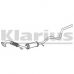 270586 KLARIUS Средний глушитель выхлопных газов