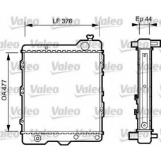 731505 VALEO Радиатор, охлаждение двигателя