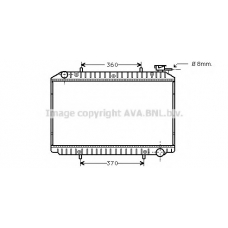 DN2214 Prasco Радиатор, охлаждение двигателя