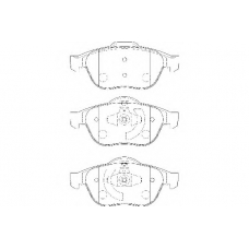 WBP24536A WAGNER LOCKHEED Комплект тормозных колодок, дисковый тормоз