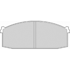 FD838A NECTO Комплект тормозных колодок, дисковый тормоз