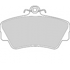 FD6479A NECTO Комплект тормозных колодок, дисковый тормоз