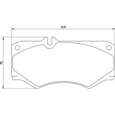 363700200311 MAGNETI MARELLI Комплект тормозных колодок, дисковый тормоз