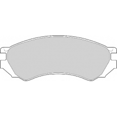 FD6480N NECTO Комплект тормозных колодок, дисковый тормоз