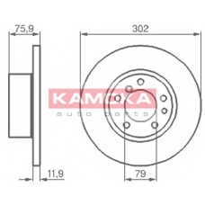 103420 KAMOKA Тормозной диск
