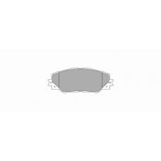 1033 SIMER Комплект тормозных колодок, дисковый тормоз