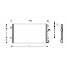 CR5051 AVA Конденсатор, кондиционер