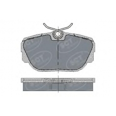 SP 144 SCT Комплект тормозных колодок, дисковый тормоз