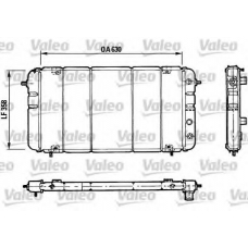 730033 VALEO Радиатор, охлаждение двигателя
