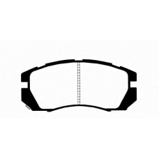 J PA-708AF JAPANPARTS Комплект тормозных колодок, дисковый тормоз