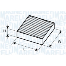 350203064000 MAGNETI MARELLI Фильтр, воздух во внутренном пространстве