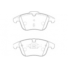 WBP24123A WAGNER LOCKHEED Комплект тормозных колодок, дисковый тормоз