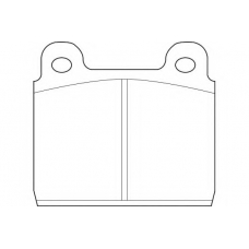 WBP20011B WAGNER LOCKHEED Комплект тормозных колодок, дисковый тормоз