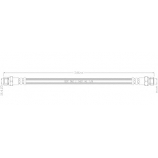 1575 REMKAFLEX Тормозной шланг