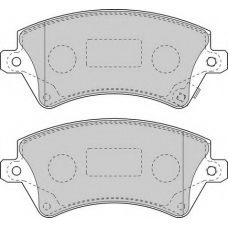 DBP371573 DURON Комплект тормозных колодок, дисковый тормоз