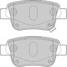 DBP371649 DURON Комплект тормозных колодок, дисковый тормоз