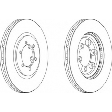 DDF1605-1 FERODO Тормозной диск