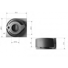 TKR 9303 TIMKEN Натяжной ролик, ремень грм