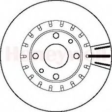562121B BENDIX Тормозной диск