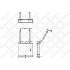10-35010-SX STELLOX Теплообменник, отопление салона