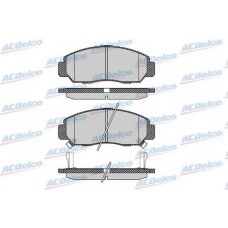 AC947381D AC Delco Комплект тормозных колодок, дисковый тормоз