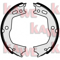 01046 KAWE Комплект тормозных колодок, стояночная тормозная с