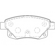 WBP24486A WAGNER LOCKHEED Комплект тормозных колодок, дисковый тормоз