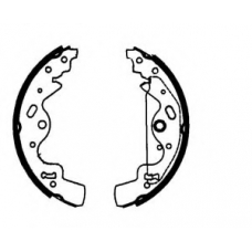 VBS672 MOTAQUIP Комплект тормозных колодок