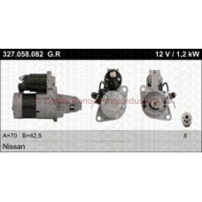 22-327-058-082 TRISCAN Стартер