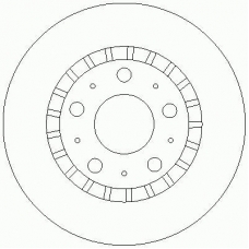 D1423 ROULUNDS Тормозной диск
