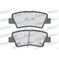 AC0581710D AC Delco Комплект тормозных колодок, дисковый тормоз