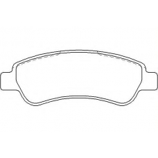 13046048122-SET-MS MASTER-SPORT Комплект тормозных колодок, дисковый тормоз