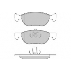 12-1131 E.T.F. Комплект тормозных колодок, дисковый тормоз