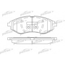PBP1699 PATRON Комплект тормозных колодок, дисковый тормоз