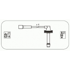 VL15 JANMOR Комплект проводов зажигания